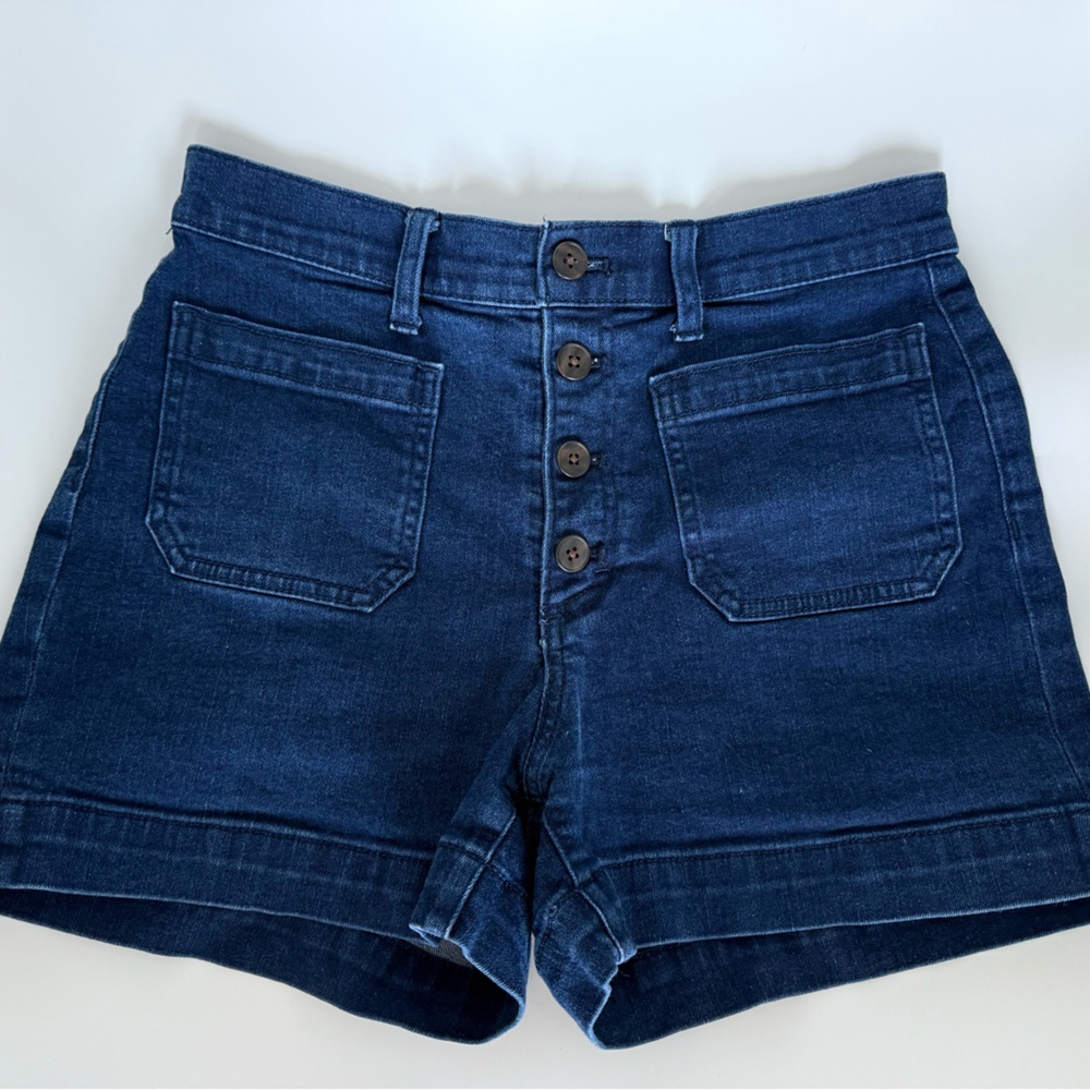 J. Crew Dark Blue Denim Shorts